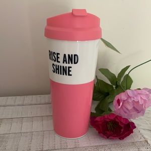 Nwt kate spade rise and shine thermal mug